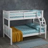 White Triple Sleeper Detachable Bunk Bed - Otto - LPD