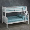 White Triple Sleeper Detachable Bunk Bed - Otto - LPD