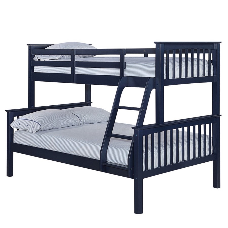 LPD Otto Trio Bunk Bed in Navy Blue