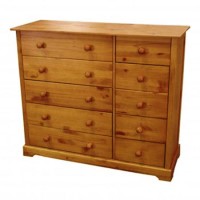 LPD Baltic Pine 5+5 Drawer Chest