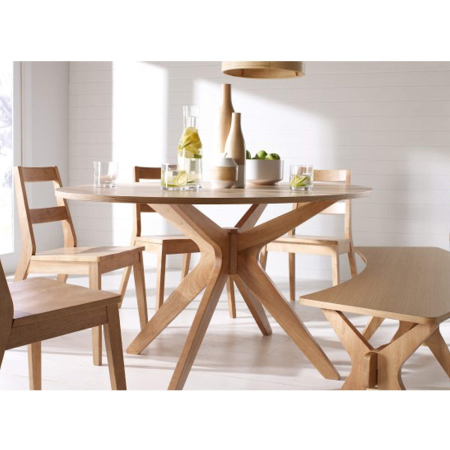 LPD Malmo White Oak Dining Table