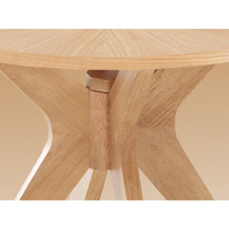 LPD Malmo White Oak Side Table
