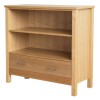 GRADE A1 - Bookcase with Drawers - Oakridge