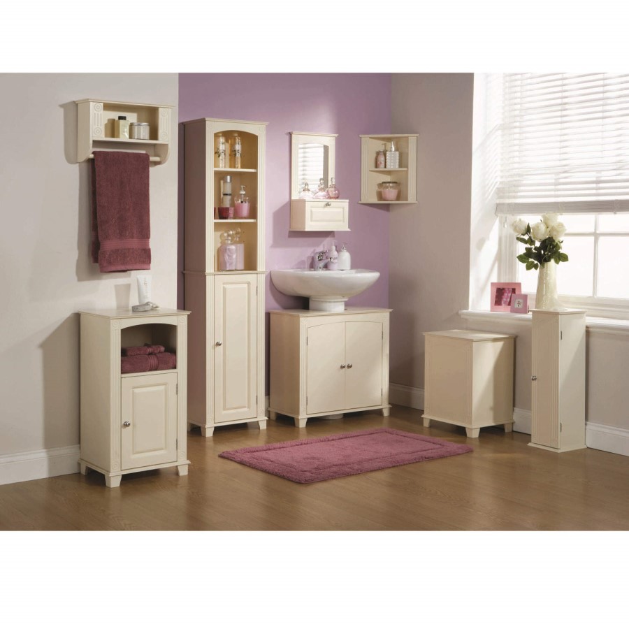 Mountrose Athens Cream Tall Bathroom Unit