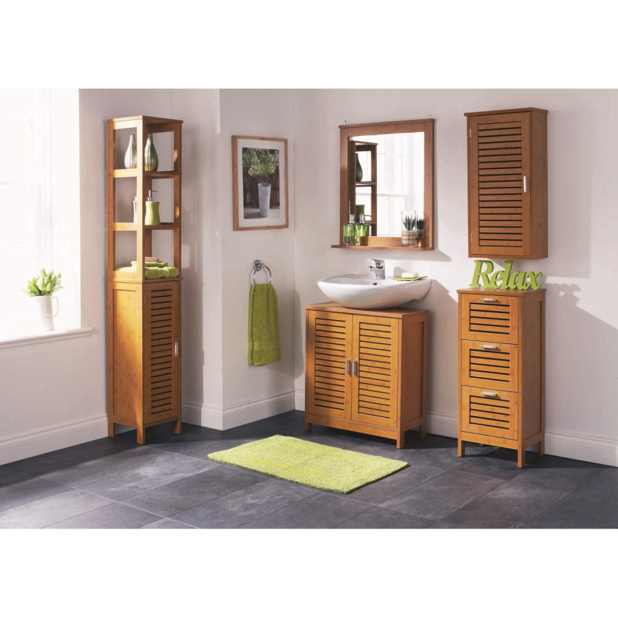 Mountrose Sumatra 3 Drawer Cabinet in Bamboo