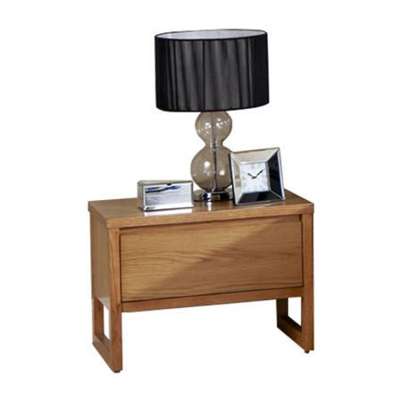 Mountrose Chloe Solid Oak 1 Drawer Bedside Cabinet