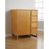 Mountrose Chloe Solid Oak Midi Wardrobe
