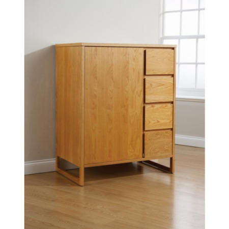Mountrose Chloe Solid Oak Midi Wardrobe