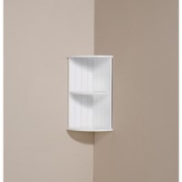 Mountrose Colonial Corner Wall Shelf in White