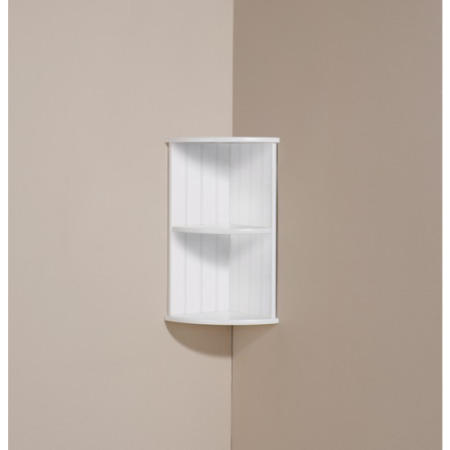 Mountrose Colonial Corner Wall Shelf in White