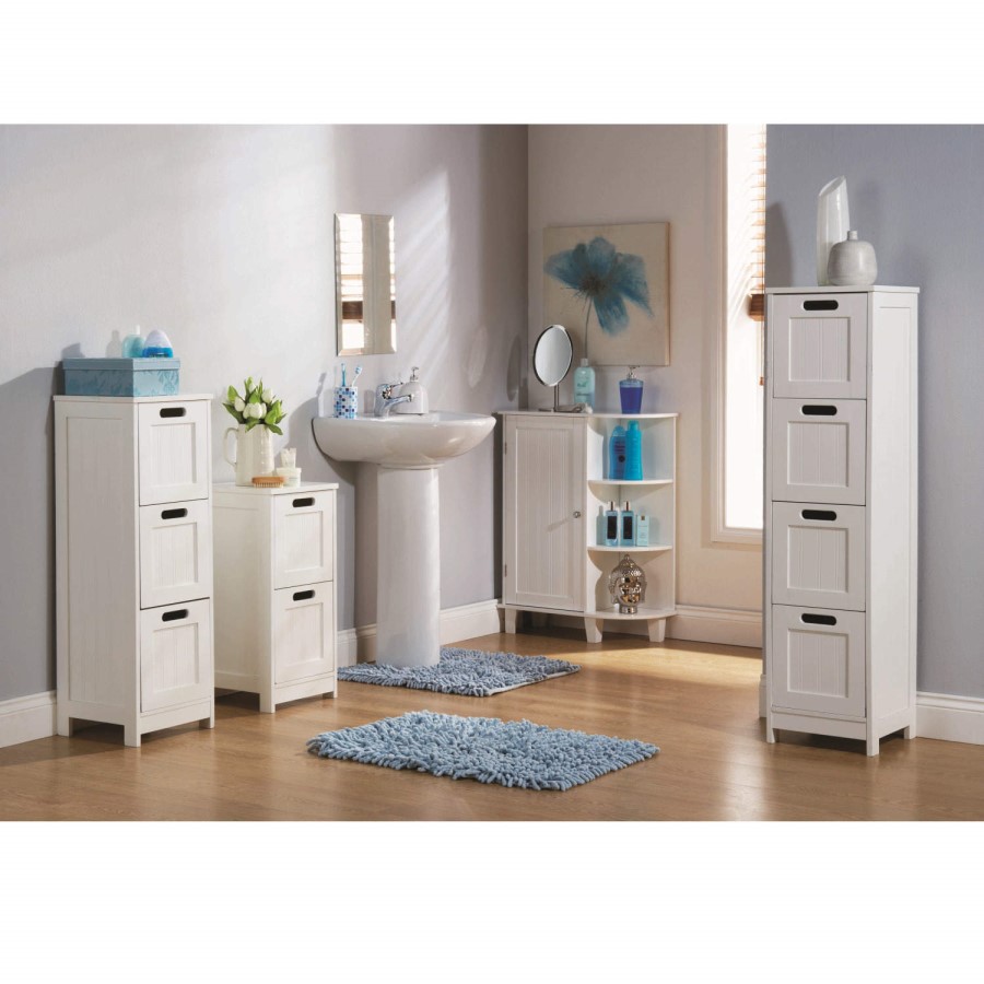 Mountrose Colonial Bathroom Corner Unit in White