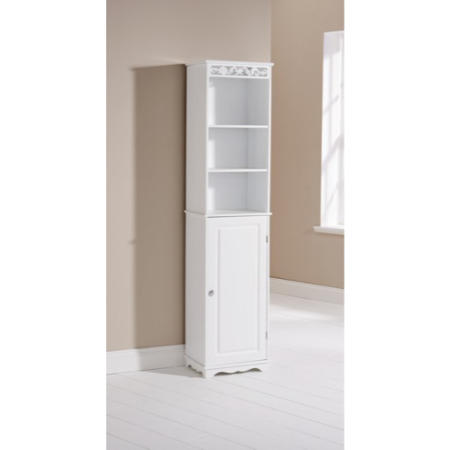 Mountrose Coral Tall Bathroom Cabinet in White