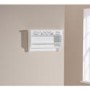 Mountrose Coral Towel Rail with Shelf in White