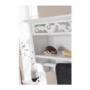 Mountrose Coral Towel Rail with Shelf in White