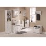 Mountrose Coral Towel Rail with Shelf in White