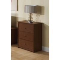 Mountrose Fuse 3 Drawer Media Storage Unit in Walnut