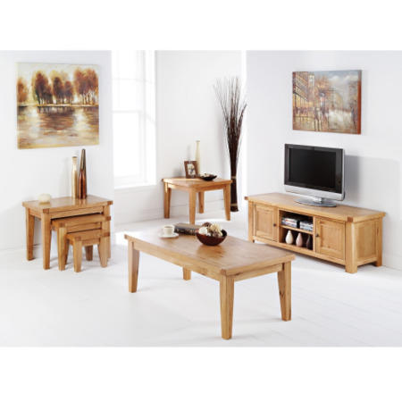 Mountrose Java Solid Oak TV Cabinet