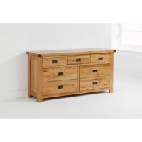 Mountrose Java Solid Oak 3+4 Drawer Chest
