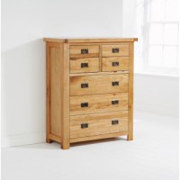 Mountrose Java Solid Oak 4+3 Drawer Chest