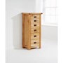 Mountrose Java Solid Oak 6 Drawer Tallboy