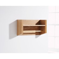 Mountrose Oakley Towel Rail with Shelf in Ash