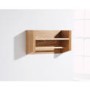 Mountrose Oakley Towel Rail with Shelf in Ash