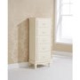 Mountrose Provencal 5 Drawer Slim Chest in Ivory
