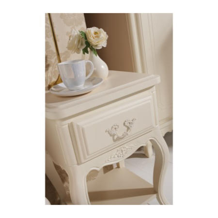 Mountrose Provencal 1 Drawer Bedside in Ivory