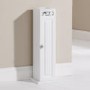 Mountrose Scroll Toilet Roll Cupboard in White