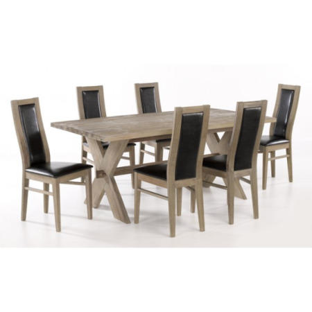 LPD Provence Solid Durian Wood Dining Table