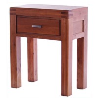Furniture Link Boston Solid Oak 1 Drawer Small Console Table