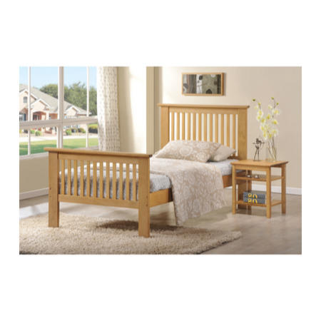 Furniture Link Paris Oak Bed Frame - single