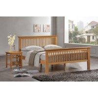 Furniture Link Paris Oak Bed Frame - single