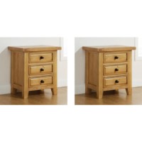 Mountrose Tuscany Solid Pine 2 Piece Bedroom Furniture Set