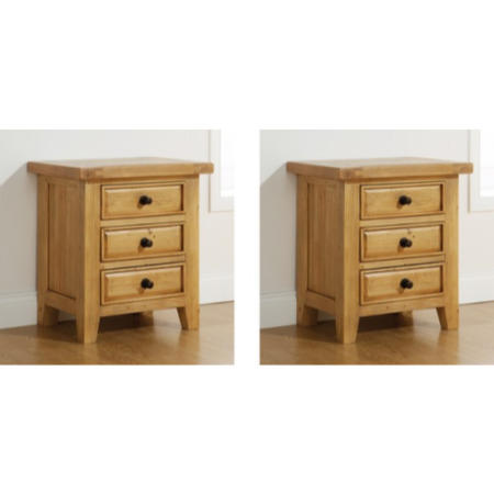 Mountrose Tuscany Solid Pine 2 Piece Bedroom Furniture Set
