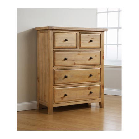 Mountrose Tuscany Solid Pine 4 Piece Bedroom Furniture Set