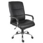 GRADE A1 - Teknik Office Kendal Exective Black Leather Chair