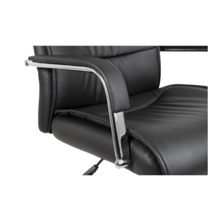 GRADE A1 - Teknik Office Kendal Exective Black Leather Chair