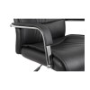 Black Leather Executive Office Chair - Teknik Office