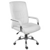 GRADE A1 - Teknik Office Kendal Executive White Leather Chair