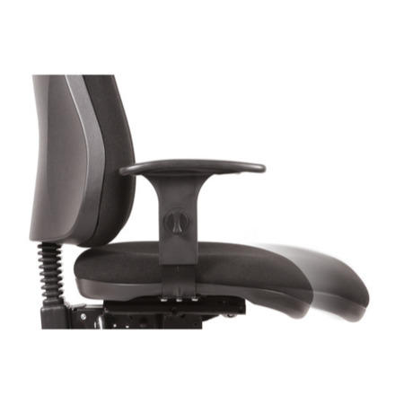 GRADE A1 - Teknik Office Ergo Comfort Black Executive Operator Chair with Arms