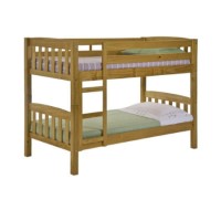 Verona Design America Solid Pine Small Single Bunk Bed - 75x190