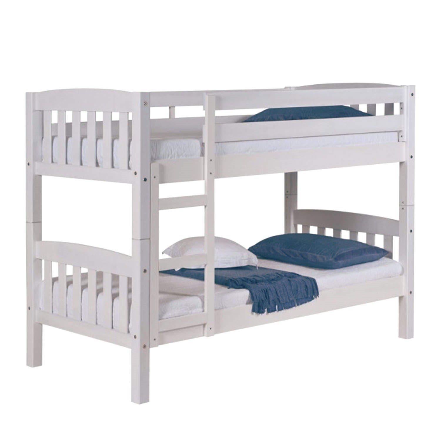 short bunk beds with stairs