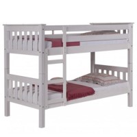 GRADE A2 - Verona Design Barcelona White Single Bunk Bed - 90x190cm