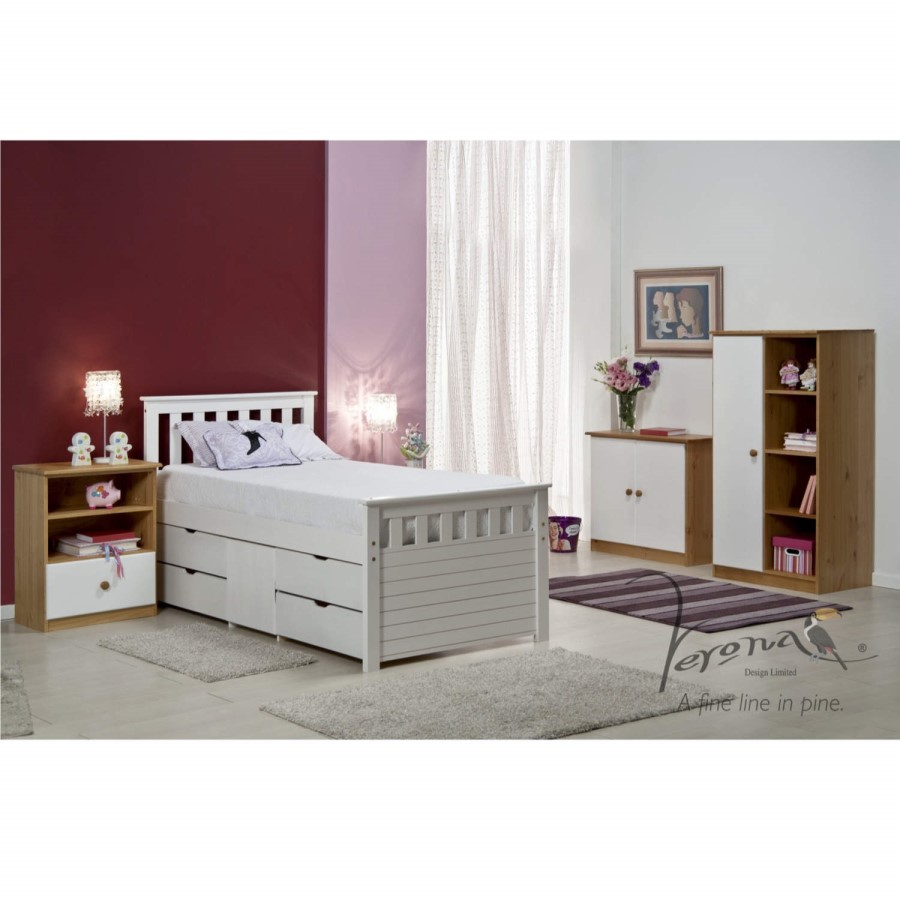 Verona Design Bergamo Captain's Guest Bed in White