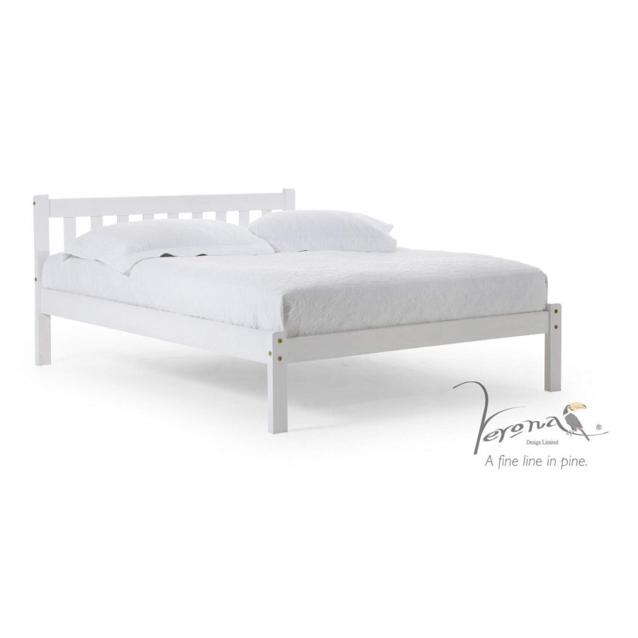 Verona Design Belluno Single Bed Frame in White