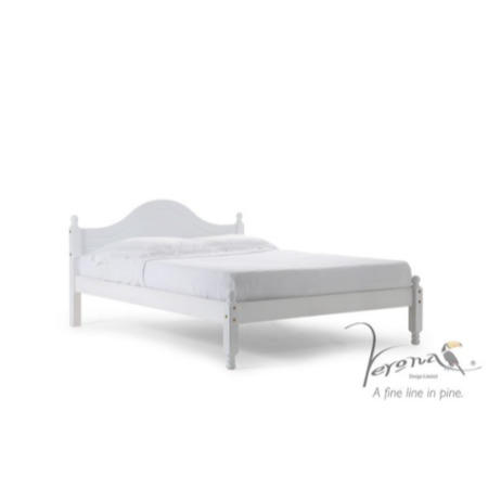 Verona Design Veresi Small Double Bed Frame in White