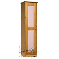 Verona Design Verona 1 Door Wardrobe in Antique Pine and Pink