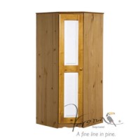 Verona Design Verona Corner Wardrobe in Antique Pine and White