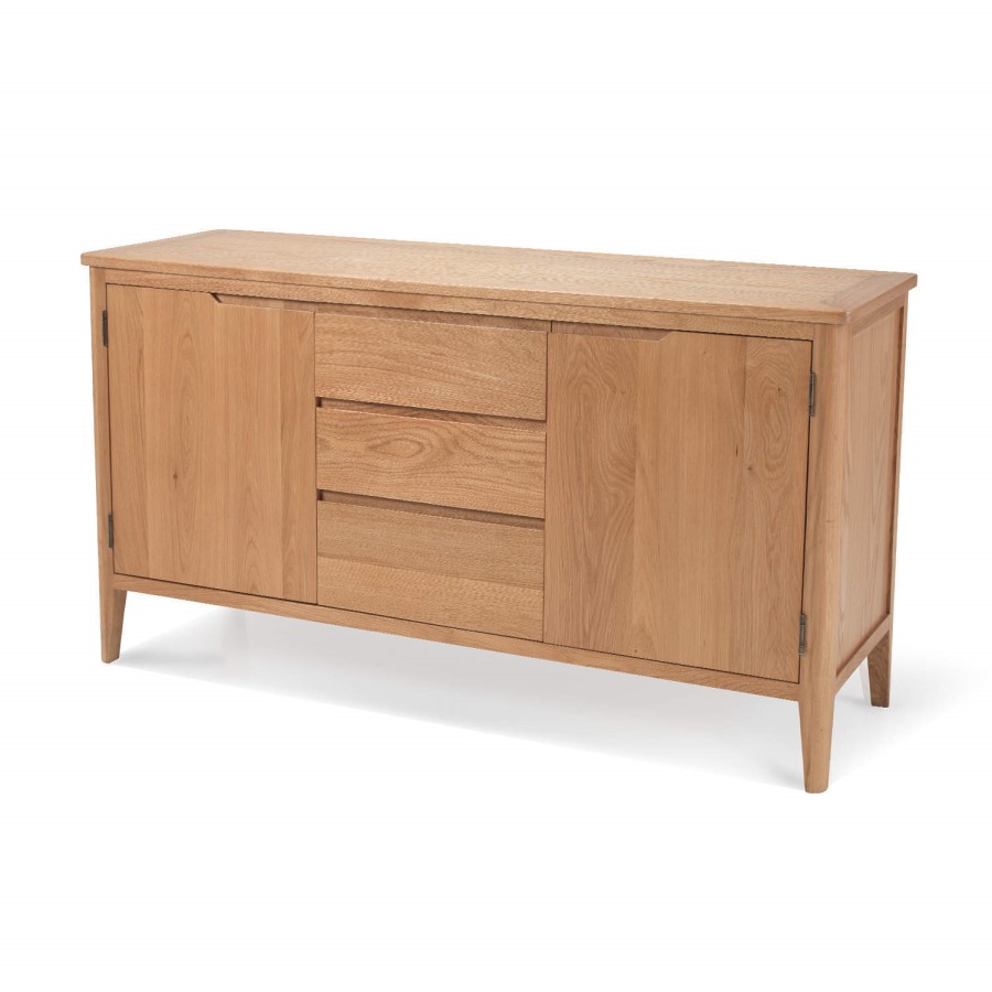 Campbell Solid Oak Large Sideboard